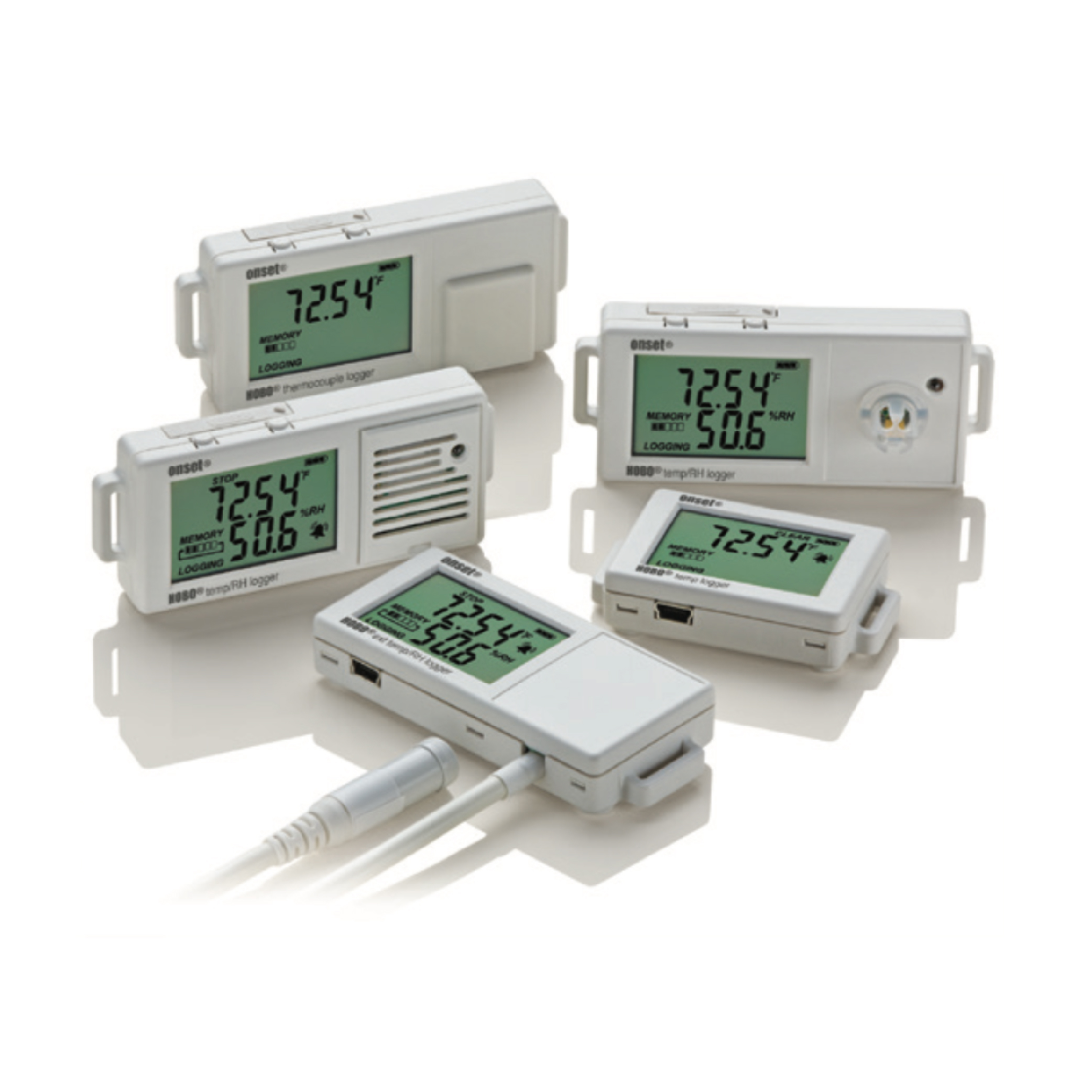 HOBO by Onset UX100-023 External Temp/RH Data Logger 